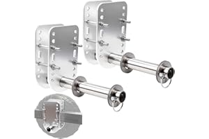 NeoKaleido 2 Pack Adjustable Boat Lift Installation Wheel Kit, Heavy Duty Adjustable Bracket Fit Universal Lifts and Dock Sha