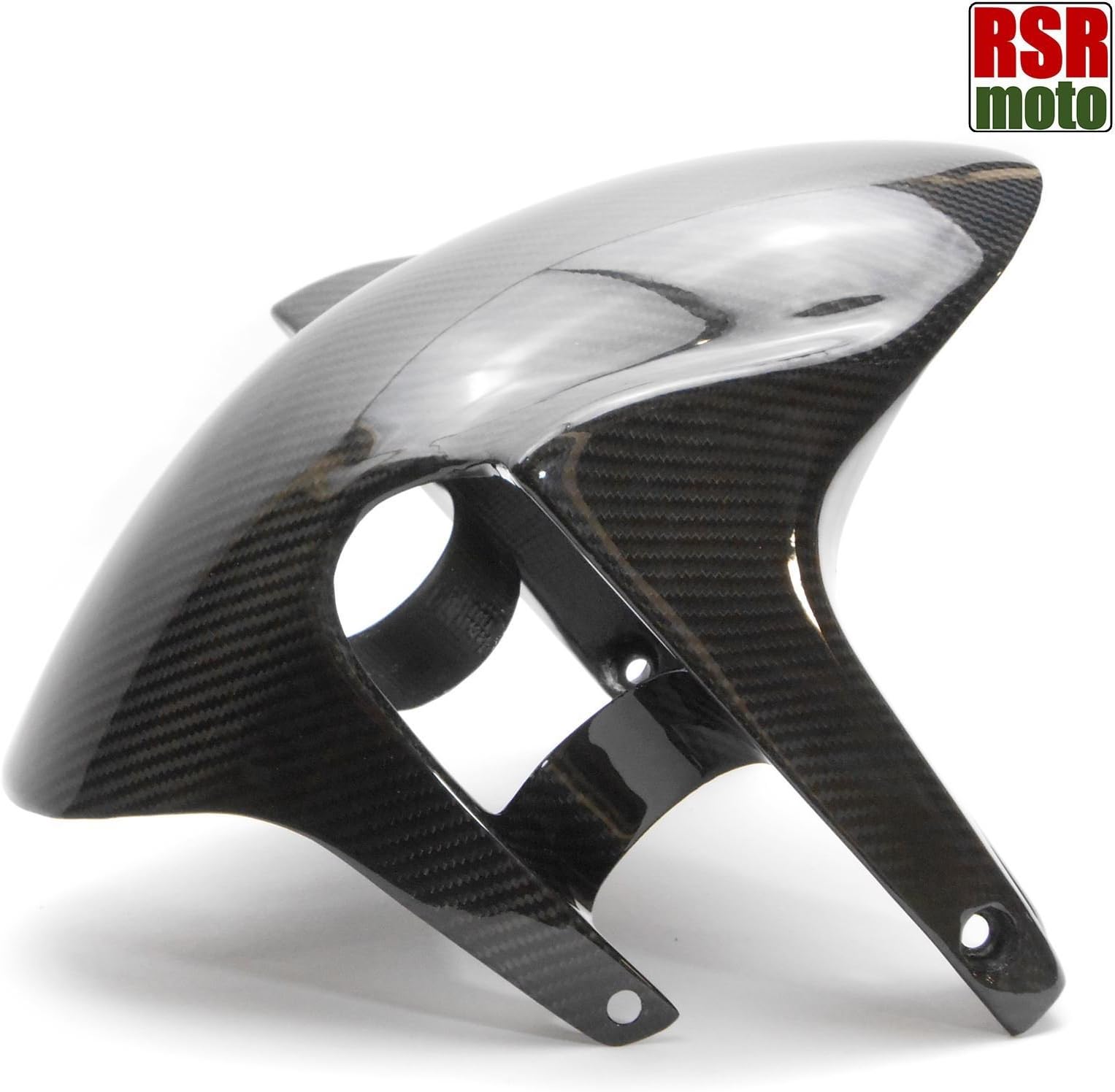Carbon Fibre Front Mudguard Fender Compatible With Aprilia RSV4 (2009 Onwards) Tuono (2011 Onwards) (Gloss Twill Weave)