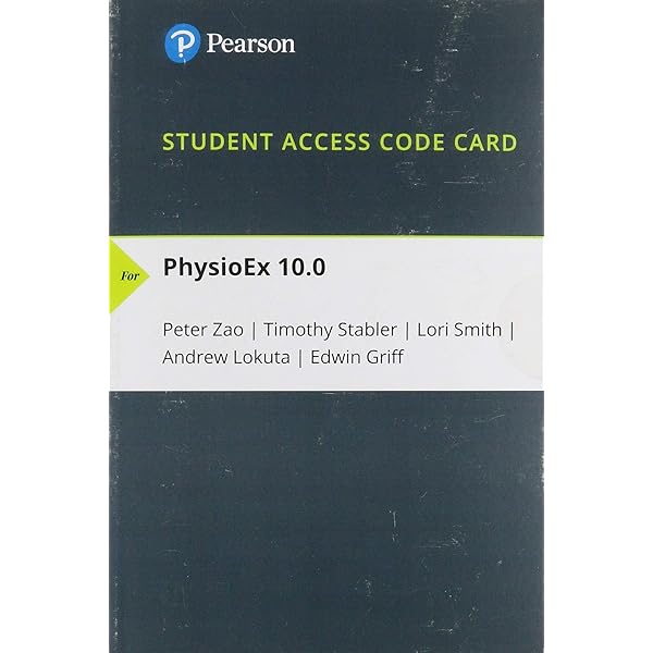 PhysioEx 10.0: Laboratory Simulations in Physiology: 9780136447658