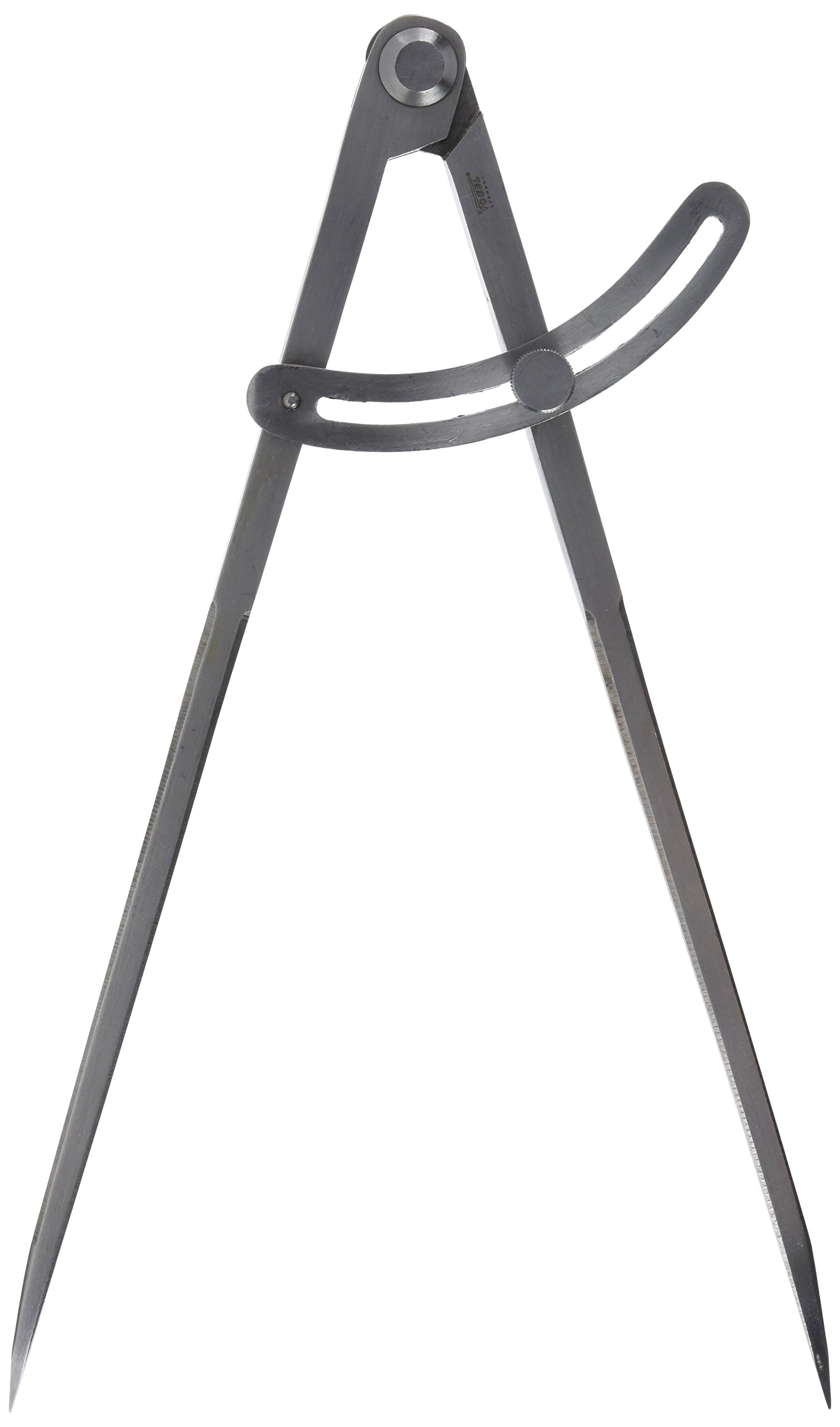 VOGEL 302416 - Compás de bisagra de puntas con cuadrante DIN 6486 - Medida 300 mm