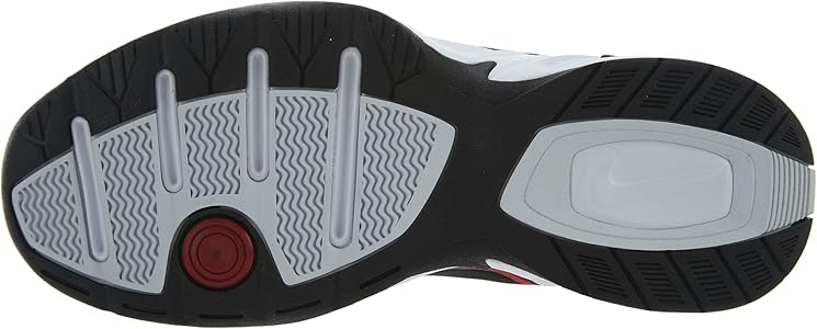 Amazon Com Nike Air Monarch Iv White Black Varsity Red Style 101 Size 14 Athletic