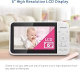 VTech VM924 Video Baby Monitor with Camera Pan & Tilt 5 inch LCD 17 Hr Battery view 5