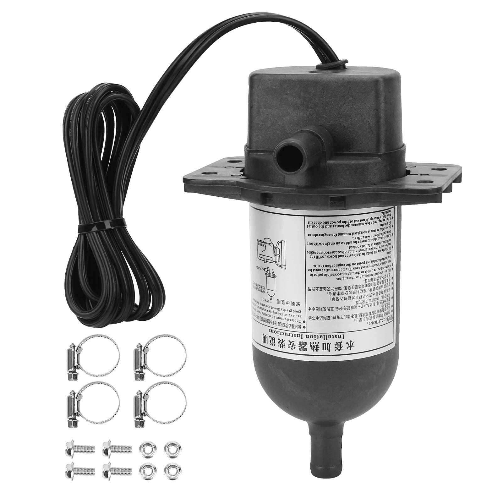 Engine Block Heater Water Tank Heater Water Tank Preheater Generator Heater Self-Circulating Constant Temperature Device 1000W