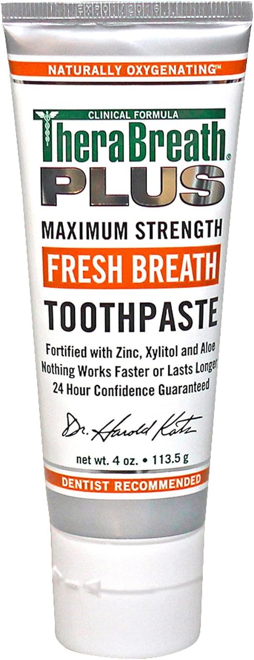 Fresh Breath Toothpaste, 4 oz (113.5 g) TheraBreath Amazon.co.uk