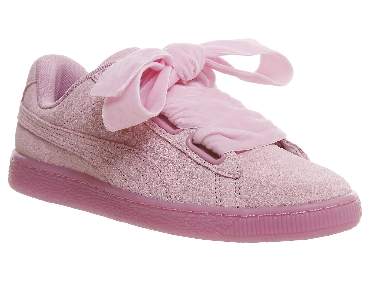 puma suede heart reset rosa