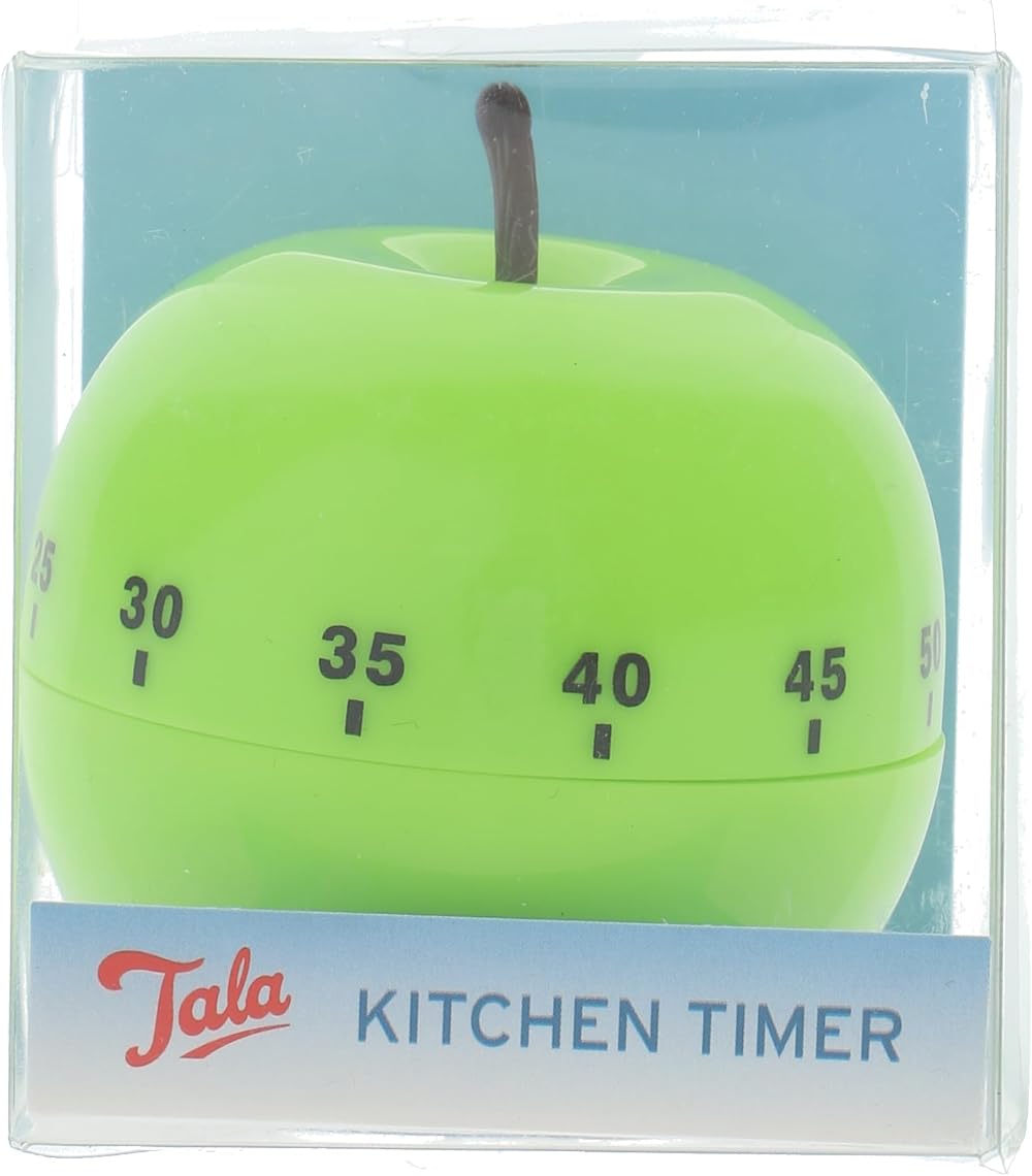 Tala Novelty Mechanical Apple Timer Green One Size