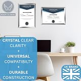 Clay Roberts A4 Silver Photo Frame – Modern Wall Frame for Certificates & Photos view 5