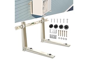 Toutgood Mini Split Wall Mounting Strong Bracket for 12000 Btu to 24000 Btu Outdoor Ductless Mini Split Air Conditioner Heat Pump AC Systems, Max 490 Lb Capacity