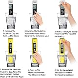 GuDoQi 4-in-1 pH TDS EC Temp Meter for Water Testing 0.01 Resolution view 6