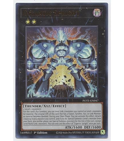 Amazon.com: Yu-Gi-Oh! Spright Blue - POTE-EN003 - Secret Rare