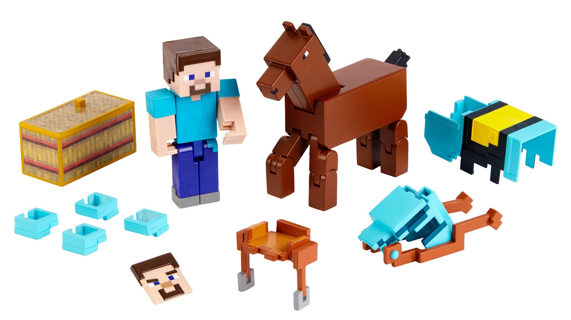 Minecraft GLC78 Action Figure Collectible Characters, Multi-Colour