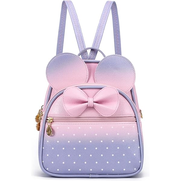girls.mini backpacks day purse Girls Fashion Mini Backpack Small Cute Plaid Leather Women Little Bag, Mint Blue : Clothing, Shoes & Jewelry When you touch the bag Cute Mini Mouse Backpack for