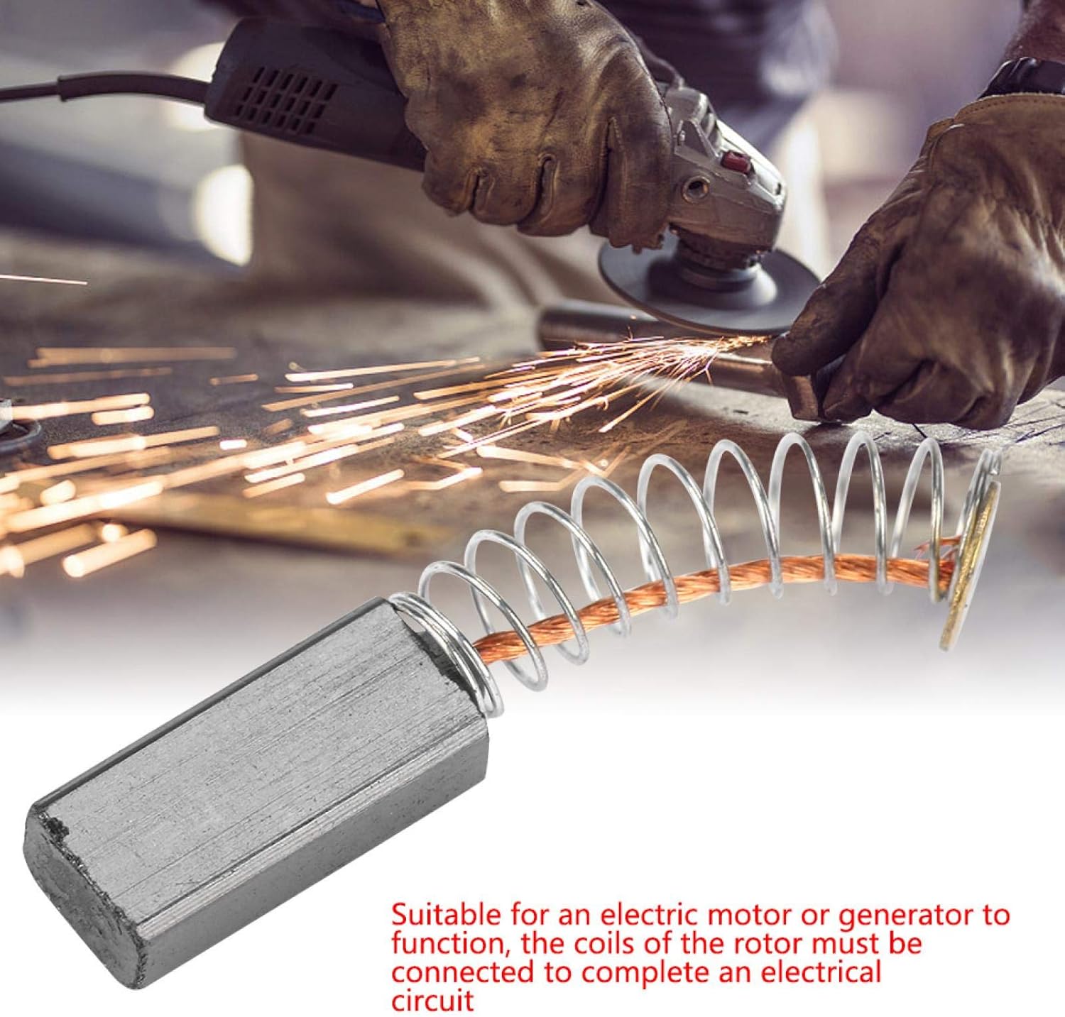 20pcs Carbon Brushes Set 001 4 * 6 * 12mm Electric Motor Carbon Brushes