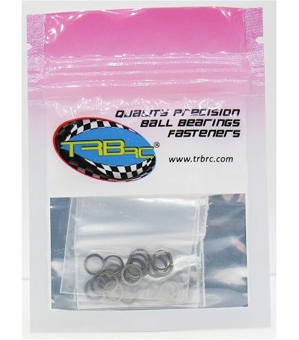 TRB RC M28x40mm Dia. Steel Shim Pack 10ea 0.1, 0.2, 0.3, 0.5mm