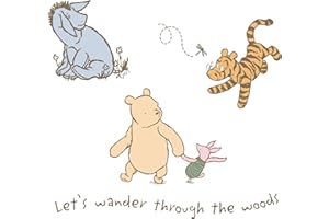 Lambs & Ivy Storytime Pooh Wall Decals - Beige, Animals, Disney, Bear