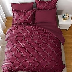JOLLYVOGUE King Size Comforter Set 7 Pieces, Dark