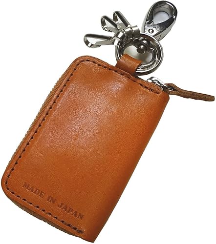 Amazon Highstyle キーケース メンズ レディース 日本製 本革 栃木レザー仕様 スマートキーが入るキーケース ブラウン キーケース Amazon Highstyle キーケース メンズ レディース 日本製 本革 栃木レザー仕様 スマートキーが入るキーケース ブラウン キーケース