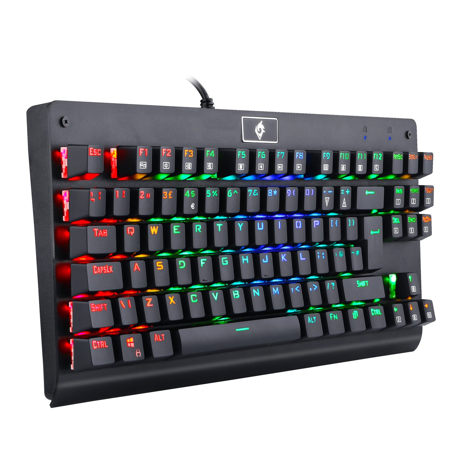Eagletec KG040 Mechanical Gaming Keyboard Compact 87 Keys with Blue