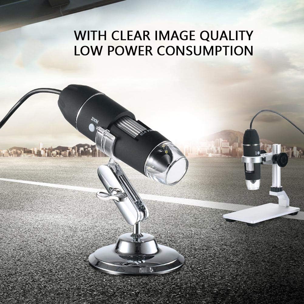 Amazon.com : USB Microscope, 1000X Magnification Endoscope Zoom 8 LED USB  Microscope Digital Magnifier Endoscope Camera Video with Stand for Windows  7/8/10/XP : Camera & Photo