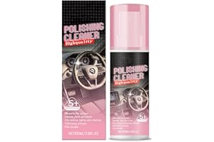 Polishing Cleaner for Car Interior Detailing, Car Interior Cleaner & Detailer Spray, 100ML Aluminum Oxide, Plastic, Leather, 