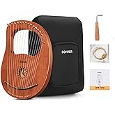 Donner 16-String Mahogany Lyre Harp Beginners Kit, Classic Greece, DLH-003