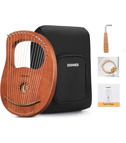 Amazon.com: Lyre Harp Package Includes: 8 String Lyre Harp +