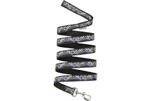 Zubaz NFL Team Pet Leash for Dogs & Cats, Baltimore Ravens, Large
