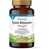 NaturVet Quiet Moments Calming Aid Dog Supplement, Helps Promote Relaxation, Reduce Stress, Storm Anxiety, Motion Sickness fo