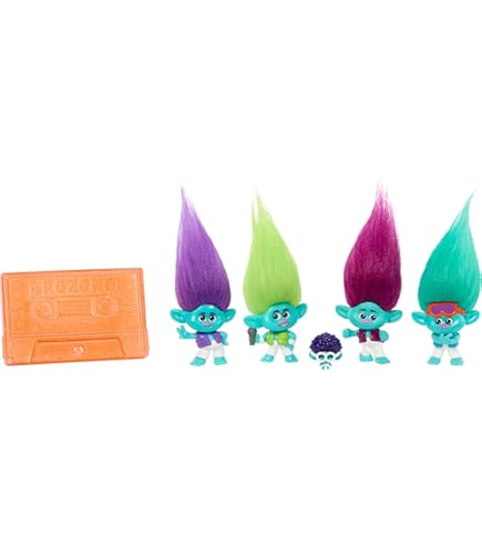Amazon.com: Trolls World Tour: Lonesome Flats Tour 5 Figure Set
