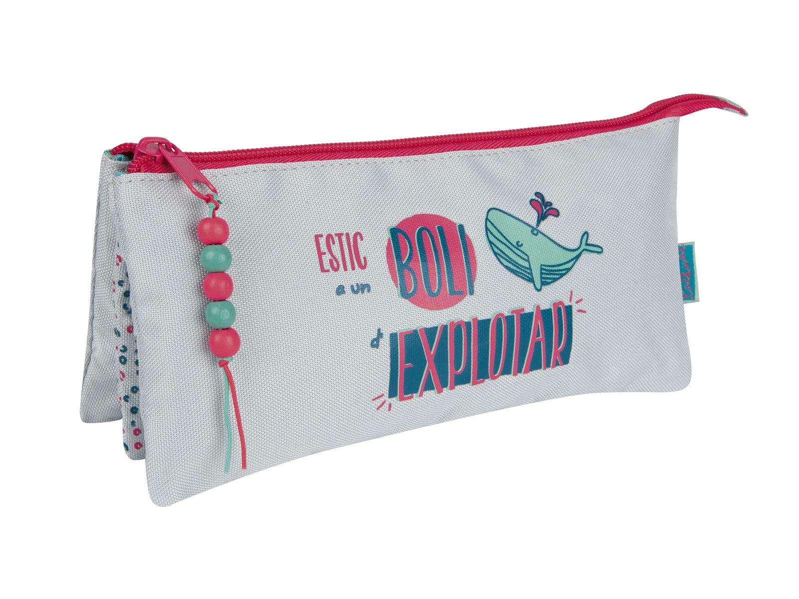 Finocam Talkual Grey-Pen Cases, 23 cm, Grey-Boli