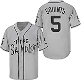 Mens Sandlot #5 Michael Squints #11 Alan Yeah-Yeah Fashion Movie Baseball Jersey Stitched S-3XL