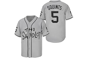 LUQIAOMAOYI Mens Sandlot #5 Michael Squints #11 Alan Yeah-Yeah Fashion Movie Baseball Jersey Stitched S-3XL