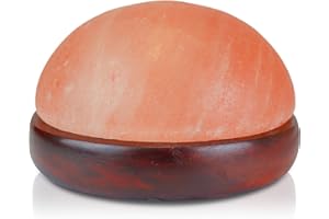 Himalayan Secrets® Salt Dome Lamp | for Warming Up Hands and Feet (9" Diameter)