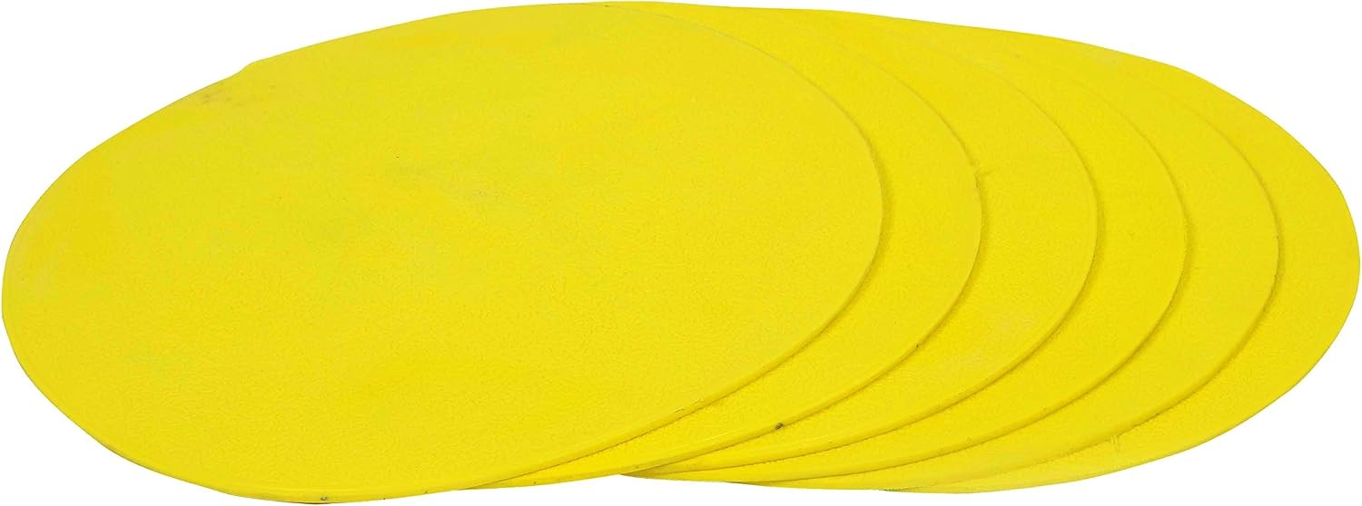 GSi 8" Round TPR Anti-Skid Spot Markers - Non-Toxic, Durable, red, blue, green, white, pink, orange and yellow, Pack of 12 - 8 inch - Image 4
