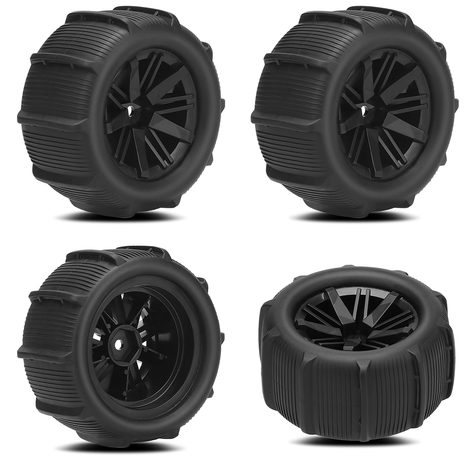 Photo 1 of 1/16 RC Tires, daitoku RC Paddles Buggy Tires 12mm Hex Hub RC Car Beach Tires for SCY MJX HBX H16 16889 16890 16890A H16E H16BM H16GT H16DR HB17 144001 144002 124016 Master RC Car