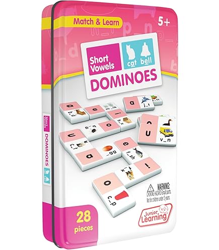 Amazon.com: Junior Learning Beginning Sound Dominoes Educational