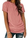 ATHMILE Spring Tops for Women 2025 Short Sleeve