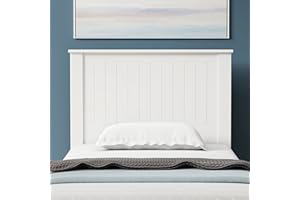 Glenwillow Home Wainscott Wood Panel Headboard in White - Twin Size