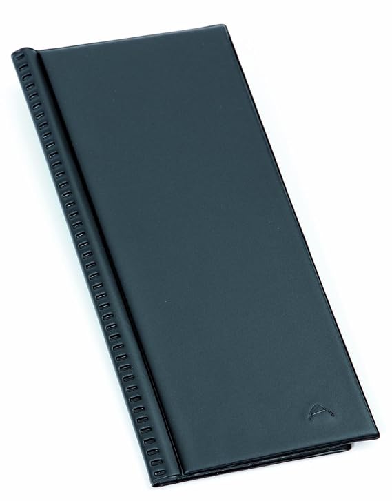 Demiawaking Geldklammer Aus Edelstahl – Schmal, Schwarz, Hält Bis Zu 30 Scheine (50x26x7 Mm)