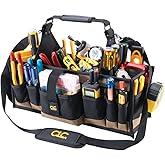 CLC WORK GEAR 1530 Electrical and Maintenance Tool Carrier, 43 Pocket, Black