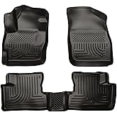 Husky Liners Weatherbeater Floor Mats | Fits 2010-2013 Mazda 3 Hatchback/Sedan | Front & 2nd Row, 3-pc Black - 98631