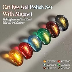 Double Rhythm Cat Eye Gel Nail Polish Set of 6 Same
