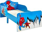 Disney Spider-Man Toddler Bed, Engineered Wood, Guarded Sides, 140x70cm view 3