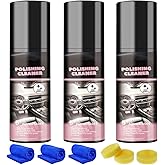 KEBEGE Polishing Cleaner,Car Interior Cleaner, Interior Detail Spray, Cleaning、Decontamination, Interior Multi-Purpose Car Cleaner 100ml(3PCS)