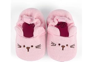 BABESIDE Baby Doll Shoes for 20-26 Inch Dolls, Reborn Baby Doll Shoes with Cute Paw Patterns fit Realistic Baby Doll Girls, Only Pink Reborn Dolls Shoes
