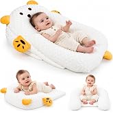 Baby Lounger Pillow, Reflux Pillow for Baby, Breastfeeding Pillow | Newborn Babies Essentials Gifts, Breastfeeding Pillow for nursing mothers Home and Travel, DIY Breathable Soft Cotton