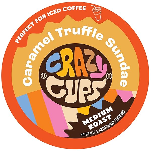 CRAZY CUPS FLAVORED COFFEE FOR KEURIG K-CUP MACHINES,...