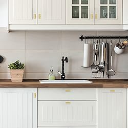 Ravinte 10 Pack Kitchen Cabinet knobs Square Bar