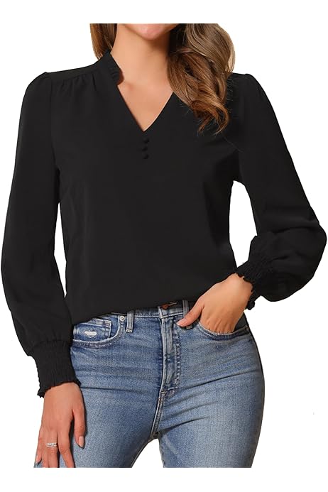 Dressy Tops For Women USSUMA Women Tops Dressy Casual Long Sleeve
