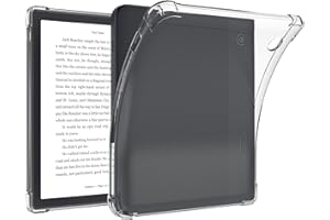 LaoShuSheng Slim Clear Case for 7" Kobo Libra H2O eReader (2019 Released,Model N873) - Ultra-Thin Lightweight Transparent Fle
